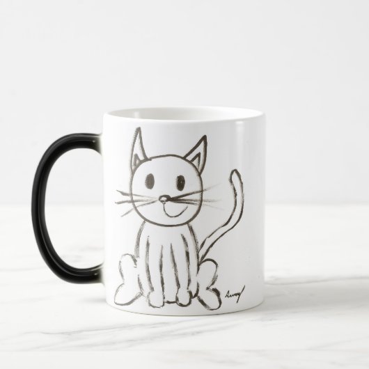 Mug Kitty Peint (Gauche)