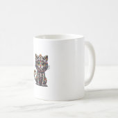 Mug Kitty Skeleton Halloween Costume Crâne Chat (Devant droit)