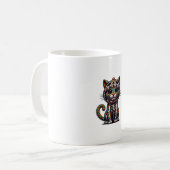 Mug Kitty Skeleton Halloween Costume Crâne Chat (Devant gauche)