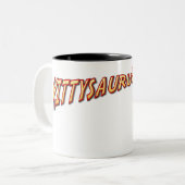MUG KITTYSAURUS™ Bicolore (Devant gauche)