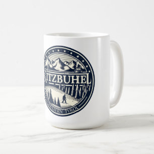 Mug Kitzbuhel Town Autriche cadeaux de station de ski
