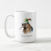 Mug Kiwi de Noël cosy, coutume (Gauche)