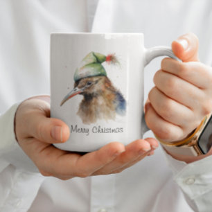 Mug Kiwi de Noël cosy, coutume
