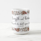 Mug KJV Verse Strength et Honor Christian Ladies (Centre)