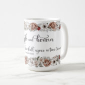 Mug KJV Verse Strength et Honor Christian Ladies (Devant droit)