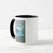Mug Klamath Falls, OregonScenic Travel Poster (Devant gauche)