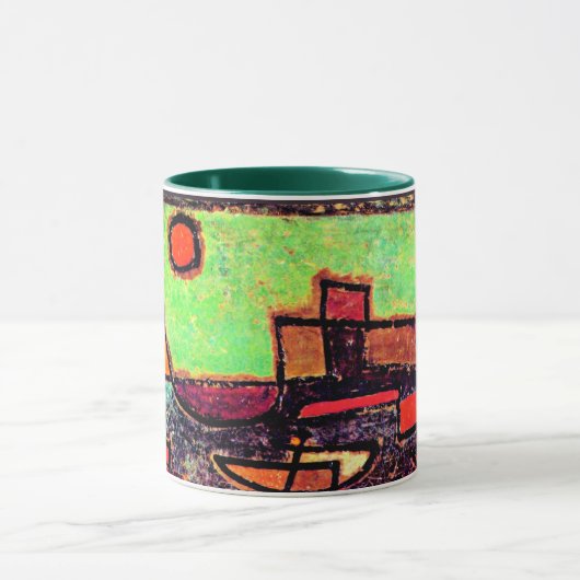Mug Klee - Afbahrender Dampfer (Centre)