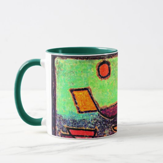 Mug Klee - Afbahrender Dampfer (Gauche)