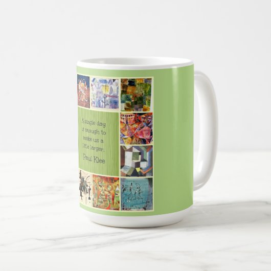 Mug Klee - Collage coloré (Devant droit)