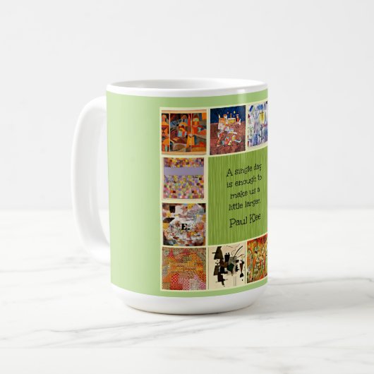 Mug Klee - Collage coloré (Devant gauche)