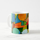 Mug Klee - Couleurs, peinture célèbre, (Devant gauche)