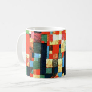 Mug Klee - Image de ville avec rouge et vert