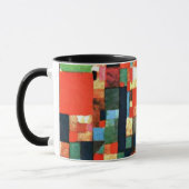 Mug Klee - Image de ville avec rouge et vert (Gauche)