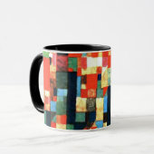 Mug Klee - Image de ville avec rouge et vert (Devant gauche)