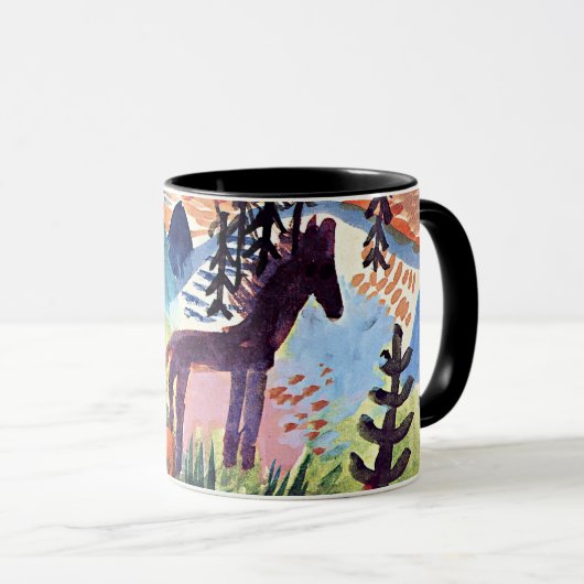 Mug Klee - Le Cheval, célèbre peinture (Devant droit)