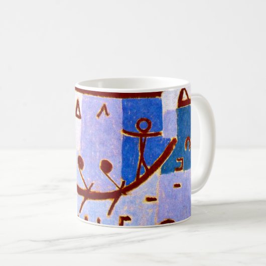 Mug Klee - Légende du Nil, art abstrait populaire (Devant droit)