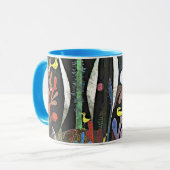 Mug Klee - Paysage aux oiseaux jaunes (Devant gauche)
