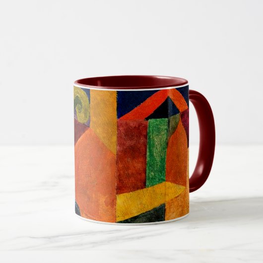 Mug Klee - Paysage avec drapeaux (Devant droit)