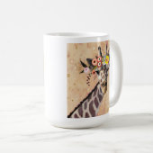 Mug Klimt Giraffe | Couronne De Fleurs (Devant droit)