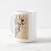 Mug Klimt Giraffe | Couronne De Fleurs (Devant gauche)