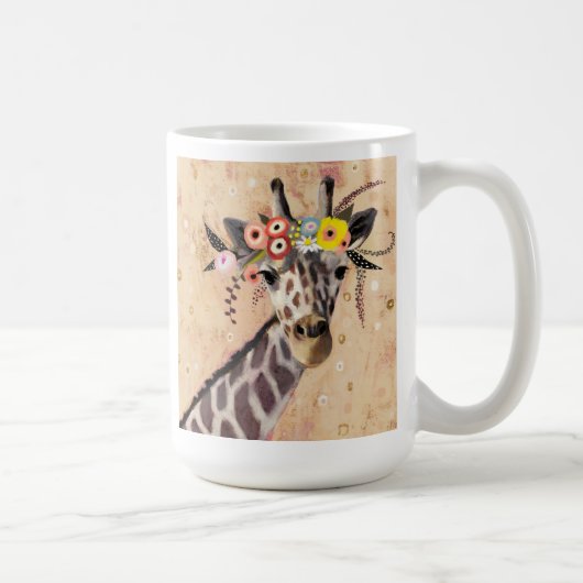 Mug Klimt Giraffe | Couronne De Fleurs (Droite)