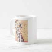 Mug Klimt Giraffe | Orné De Fleurs (Devant gauche)