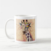 Mug Klimt Giraffe | Orné De Fleurs (Gauche)