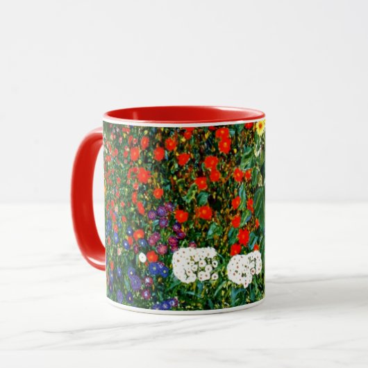 Mug Klimt - Jardin des fleurs (Devant gauche)
