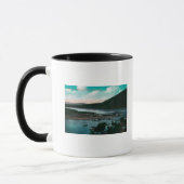 Mug Klondyke River, Alaska Suspension Bridge (Gauche)