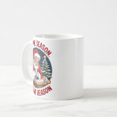 Mug Kneeling Santa Baby Jesus Christmas I'm Season Rea (Devant gauche)