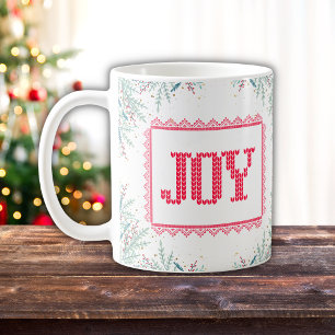 Mug Knit Aquarelle Noël Joie