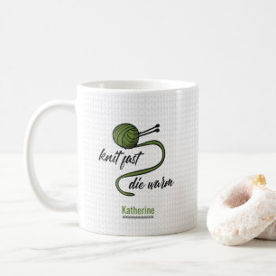 Mug Knit Vert Olive Rapide, Mourir Chaud