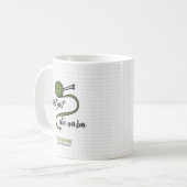 Mug Knit Vert Olive Rapide, Mourir Chaud (Devant gauche)