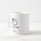 Mug Knit Violet Rapide, Mourir Chaud (Devant gauche)