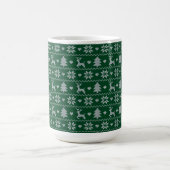 Mug Knitted seamless Christmas pattern (Centre)