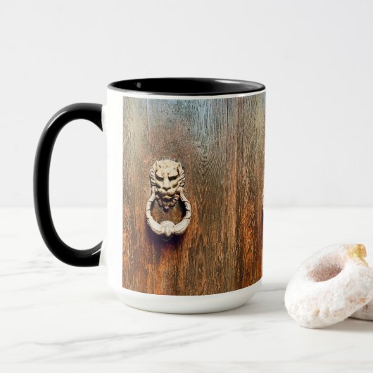 Mug Knocker de porte de Venise (Avec donut)
