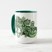 Mug Knotty lil Dragon~noeud celtique (Devant gauche)