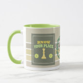 Mug Know Your Place – Personalized Floral Affirmation  (Gauche)