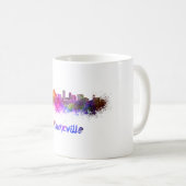Mug Knoxville skyline in watercolor (Devant droit)