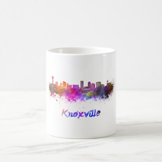 Mug Knoxville skyline in watercolor (Centre)