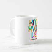 Mug Knoxville Tennessee Mid Century, Pop Art, (Devant gauche)