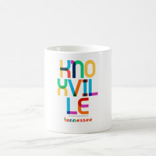 Mug Knoxville Tennessee milieu du siècle, Art Pop,
