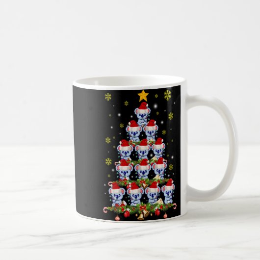 Mug Koala Animal Xmas Koala Christmas Tree T Shirt (Droite)