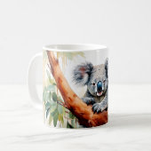 Mug Koala assis dans un eucalyptus (Devant gauche)