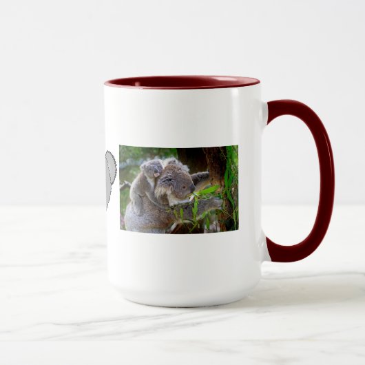 Mug Koala Bear Aussi Safari Peace Love Nature Destiny (Droite)