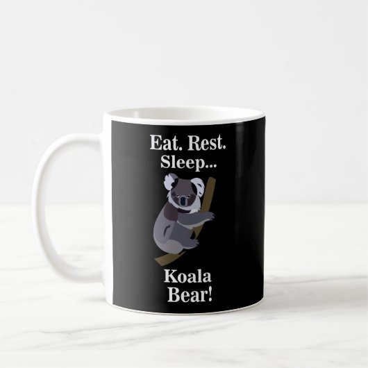 Mug Koala Bear Funny (Gauche)