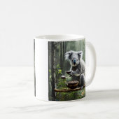 Mug Koala boit du thé dans un arbre (Devant droit)