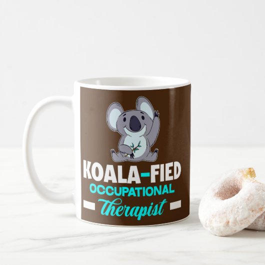 Mug Koala Fied erthérapie amusante (Avec donut)