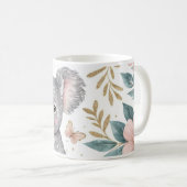Mug Koala gaie et charme floral (Devant droit)