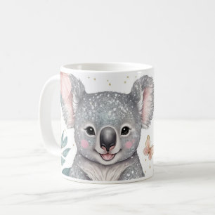 Mug Koala gaie et charme floral